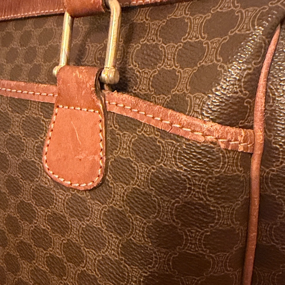 Celine vintage Boston bag Brown Leather Bag - Picture 2 of 9